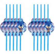 Vienkartiniai šiaudeliai, SONIC 2, 10 vnt.