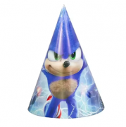 Gimtadienio kepurėlės, SONIC 2, 6 vnt.