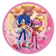 Vienkartinės lėkštutės, SONIC PINK, 23 cm, 10 vnt.