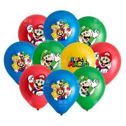 Dekoruotų balionų rinkinys, SUPER MARIO tematika, 30 cm, 20 vnt.