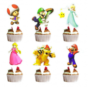 Keksiukų smeigtukai, SUPER MARIO, 12 vnt.