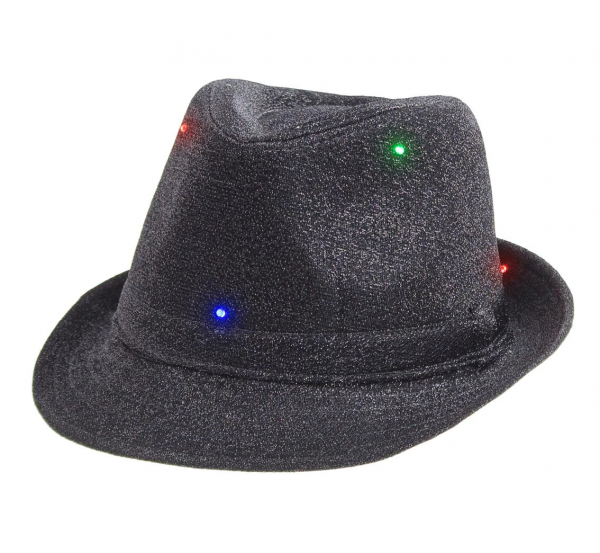 Kepurė, JUODA, LED, 1 vnt.