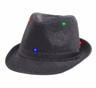 Kepurė, JUODA, LED, 1 vnt.