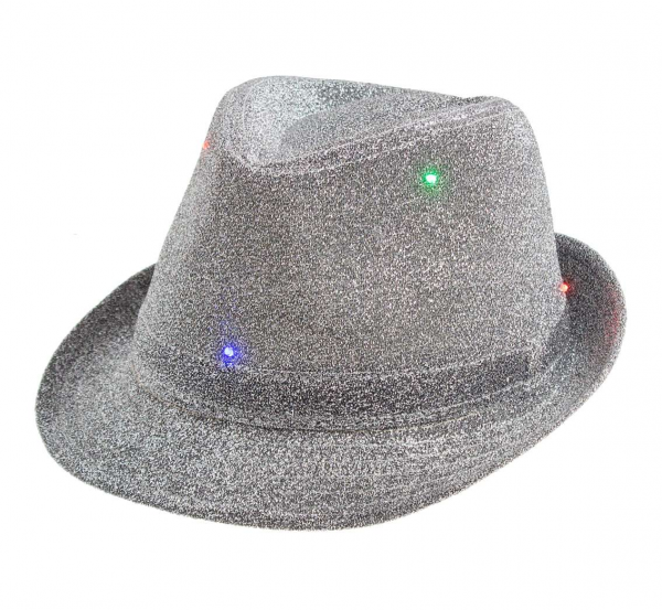 Kepurė, SIDABRINĖ, LED, 1 vnt.